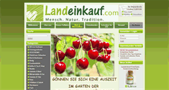 Desktop Screenshot of landeinkauf.com