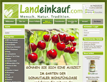 Tablet Screenshot of landeinkauf.com